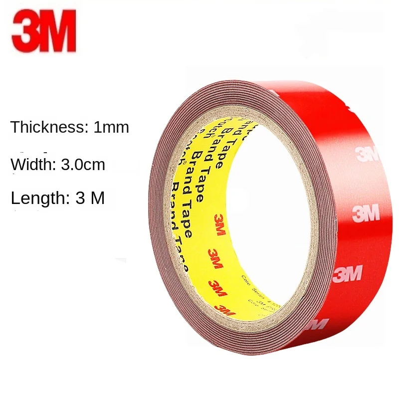 Premium VHB Strong Double-Sided Waterproof Adhesive Tape - Versatile Foam Tape for Car, Home, and Indoor Applications