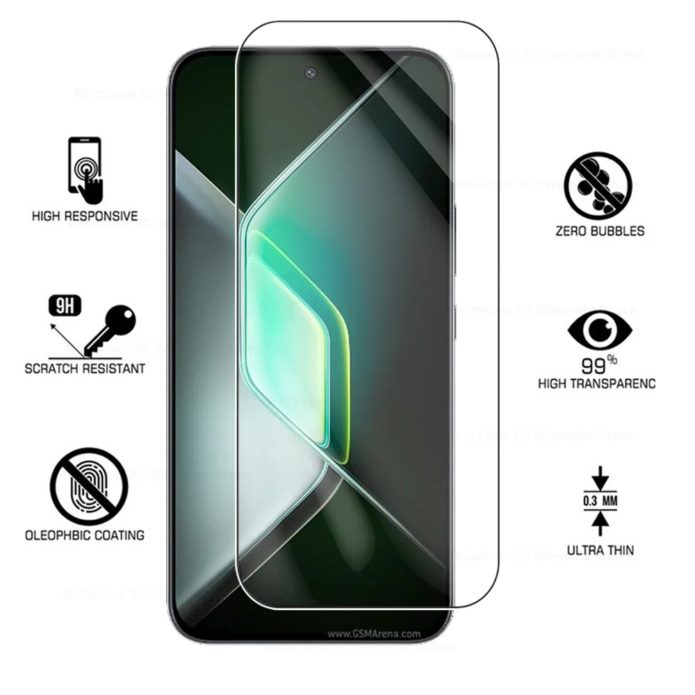 Dual-Function Tempered Glass Screen Protector with Camera Shield
