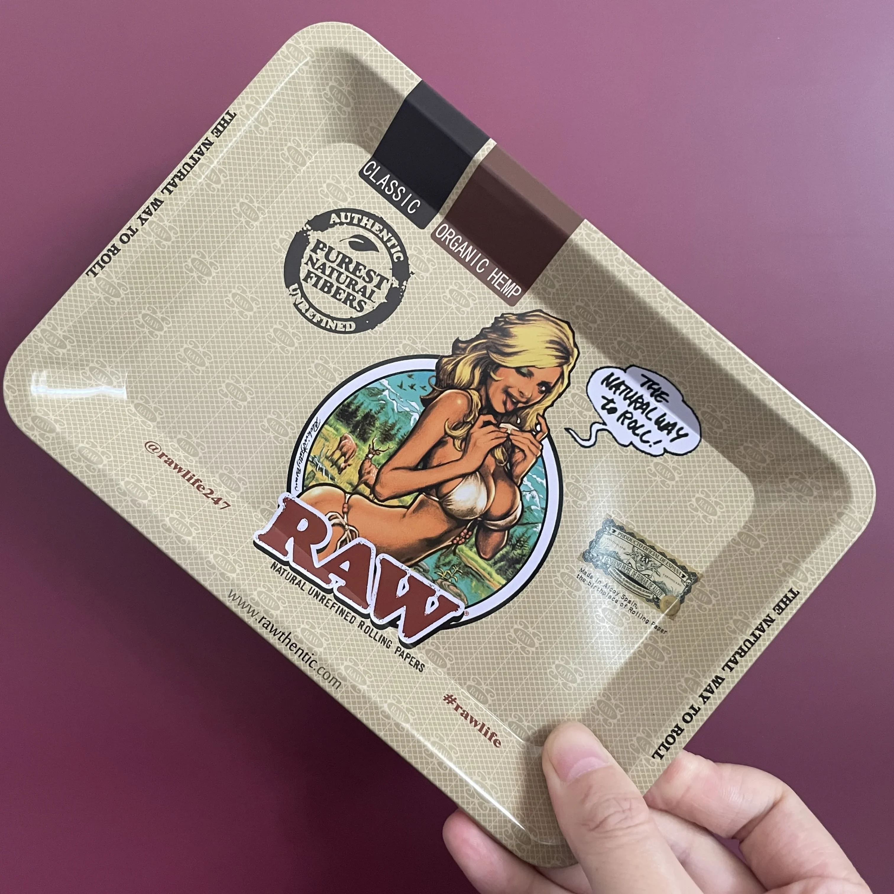 Rolling Tray Tobacco Smoking Accessories 7*5in