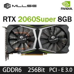 MLLSE RTX 2060 Super 8GB Placa De Video Gaming Graphics Card GDDR6 256Bit 8Pin PCI Express 3.0x16  rtx 2060 super 8gb game PC