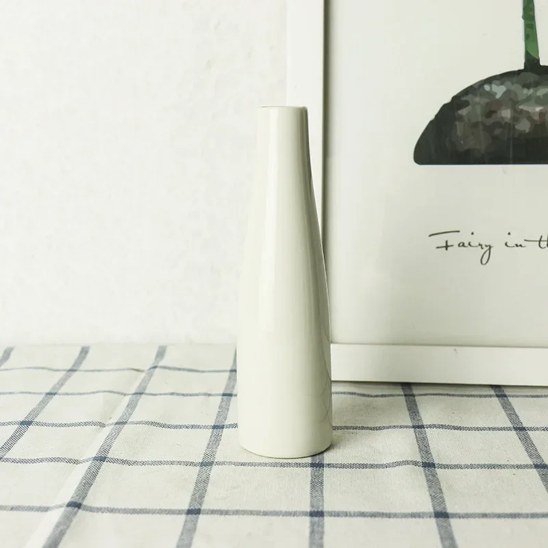 1pc-Nordic Plastic Vase Simple Small Fresh Flower Pot Storage Bottle for Flowers Living Room Modern Home Decorations Ornaments