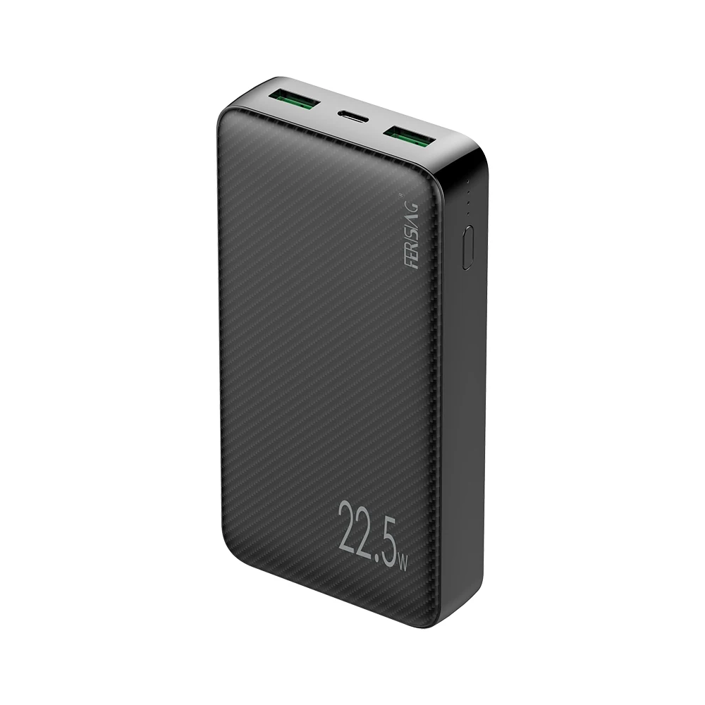 FERISING Mini Power Bank 20000mAh 22.5W Quick Charging External Battery Charger VOOC PD3.0 QC4.0 20000 mah Fast Charge PoverBank usb c portable charger Power Bank