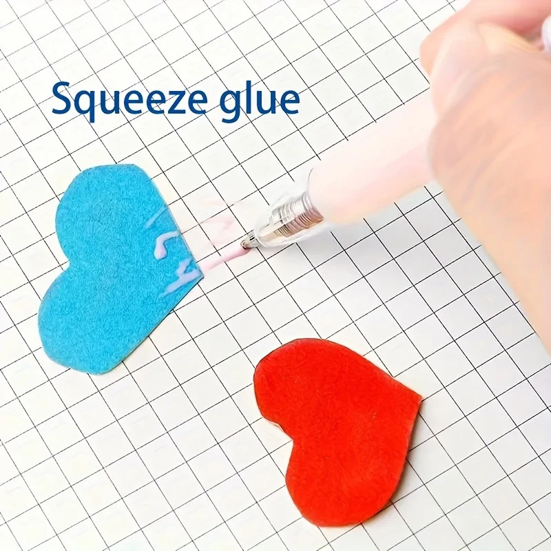 6PC Creative Cute Macaron Color Shell Dot Glue Pen Student Handwork Scrapbook DIY Quick-dry Glue Stick Kawaii School Supplies 4