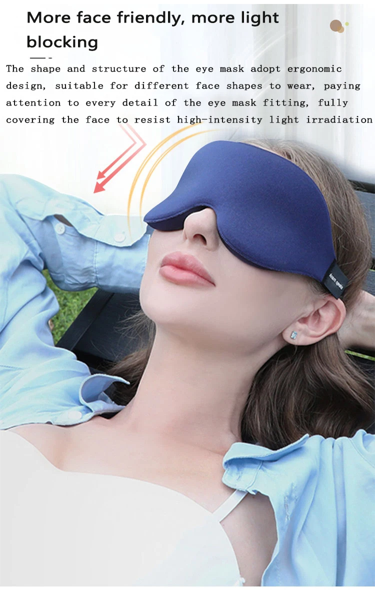 3D Sleeping Mask Block Out Light Sleep Mask For Eyes Soft Sleeping Aid Eye Mask for Travel Eyeshade Night Breathable Slaapmasker