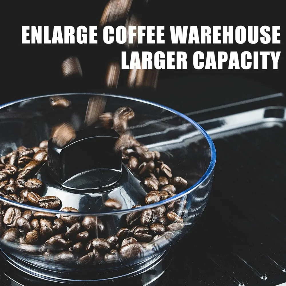 Espresso Machine 15 Bar, Coffee Maker With Milk Frother Steam Wand, Built-In Bean Grinder 5