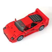 Classic Racing 10248 F40 Compatible MOC-49743 Sports Car 1192 PCS Splicing Assembly Building Block Toy Model DIY Kids Gift Gift 1