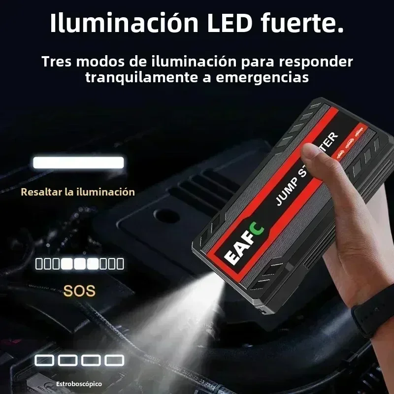 2000A/Avviatore di emergenza per batteria per auto Caricatore portatile Booster per auto - immagine 2