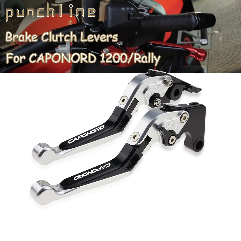 CAPONORD 1200 랠리 2014-2017 조정 가능한 클러치 핸들, CAPONORD 1200 랠리 접이식 확장형 브레이크 레버에 적합