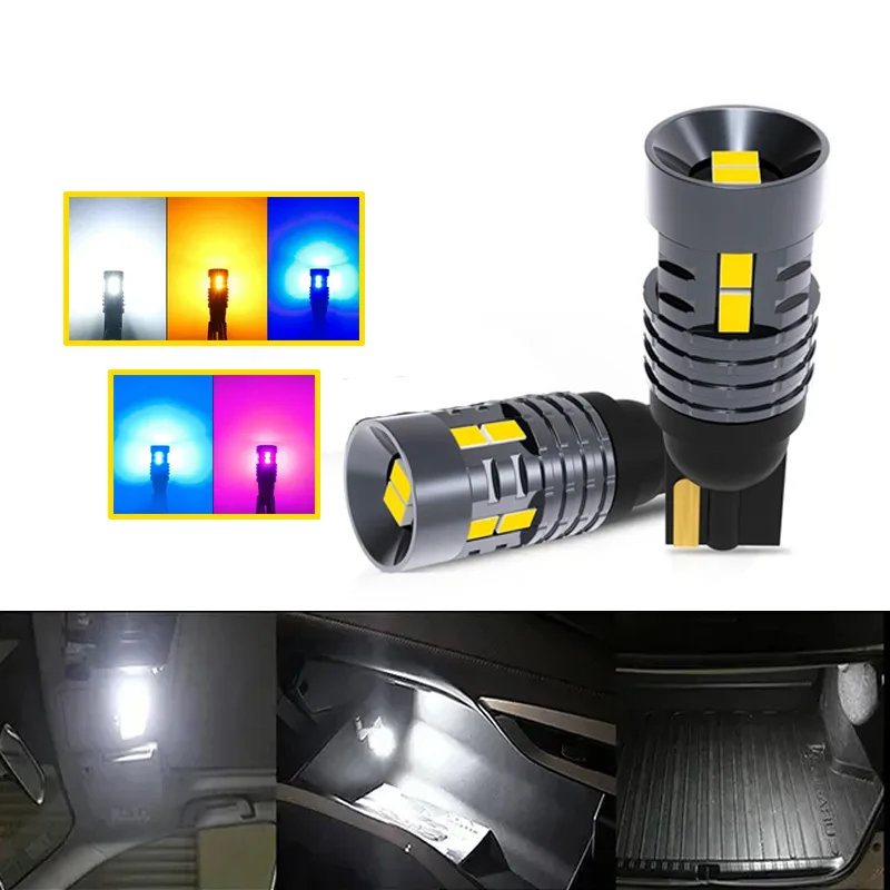 

Super Bright T10 W5W LED Car Bulbs 194 168 Lights Canbus No Error For Car Interior Dome Lamps Truck Width Clearance Light