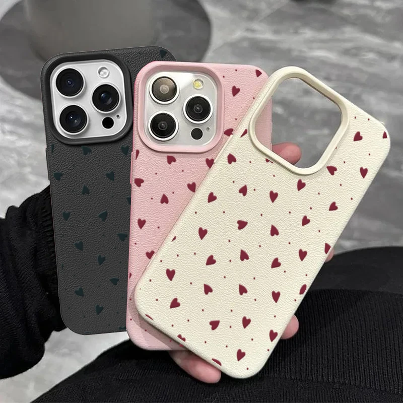 Love Heart Protective Phone Case - Stylish and Durable Cover