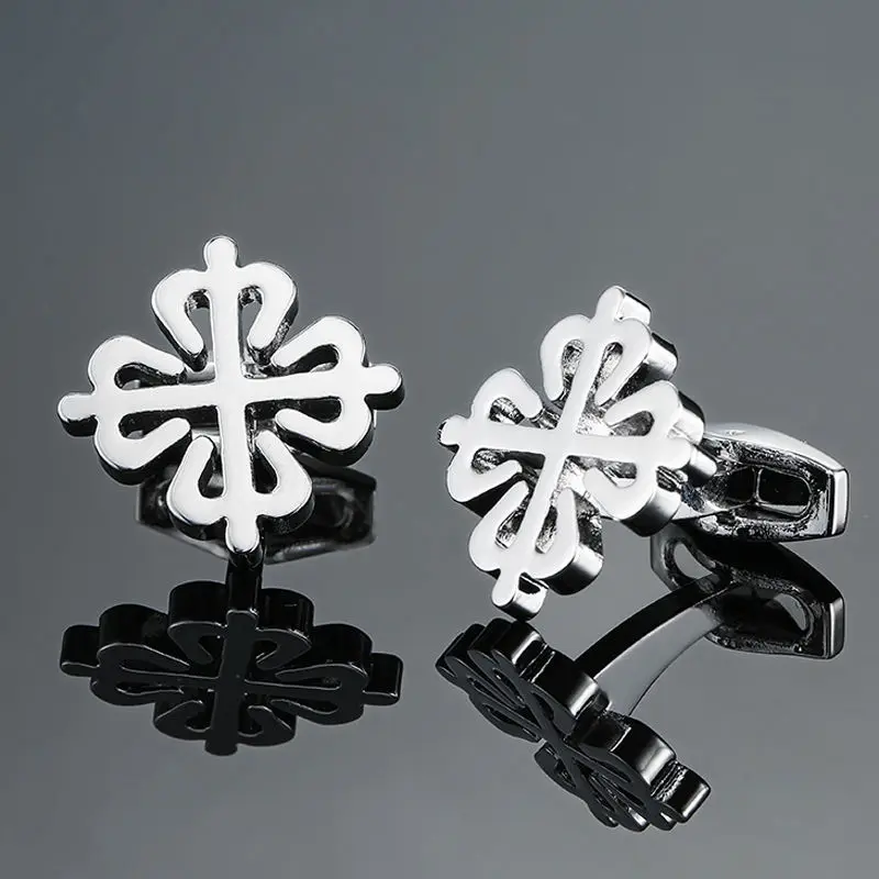 24 -Boutons de manchettes français pour hommes, design de mode, chemise