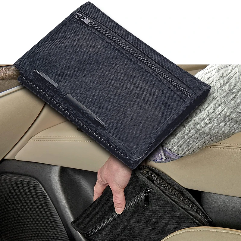 Oxford Car Driver License Case Larger Capacity Card Holder Wallet Document Storage Bag Car Registration Insurance Organizer Bag storage bag wallet card holder card holder credit card holder card wallet id card holder id card case wallet card bag business card holder document card wallet