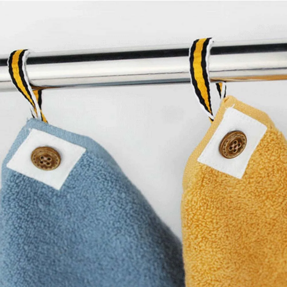 Hangable Comfortable Kids Cotton Newborn Cartoon Bear Wipe Towels Face Towel Handkerchief Saliva Towels