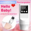 Portable Fetaler Doppler Baby Heart Rate Detector Pregnant Ultrasonic Baby Heartbeat Monitor Fetal Monitor Doppler Rechargeable