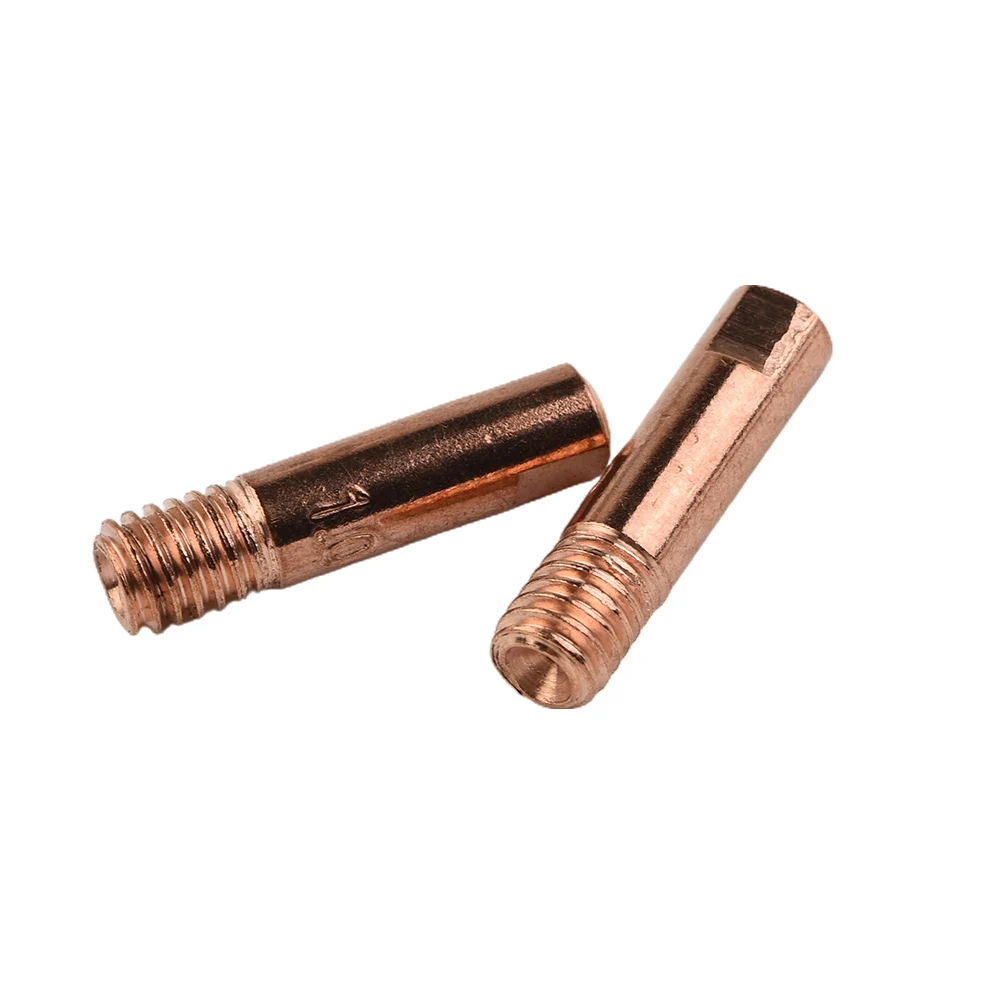MB15AK Welding Contact Tips 0.6-1.2mm Thread M6 10pcs for Style Torches MIG/MAG Welder Torch Consumables Power Tools