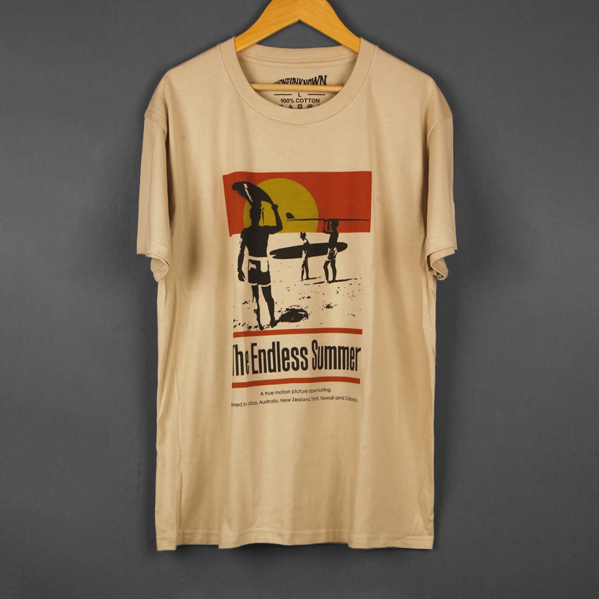 

The Endless Summer T-Shirt Surf Movie Step Into Liquid On Any Sunday Men Cotton Tee Shirt