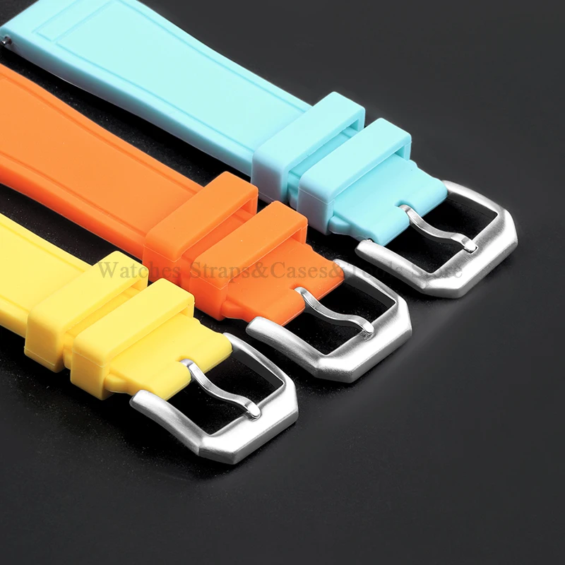 Premium Silicone Watch Strap - Quick Release Rubber Sport Band 20mm 21mm 22mm
