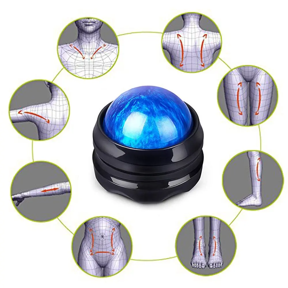 Bleu-Boule de Massage en PVC pour soulager la douleur et la fasciite