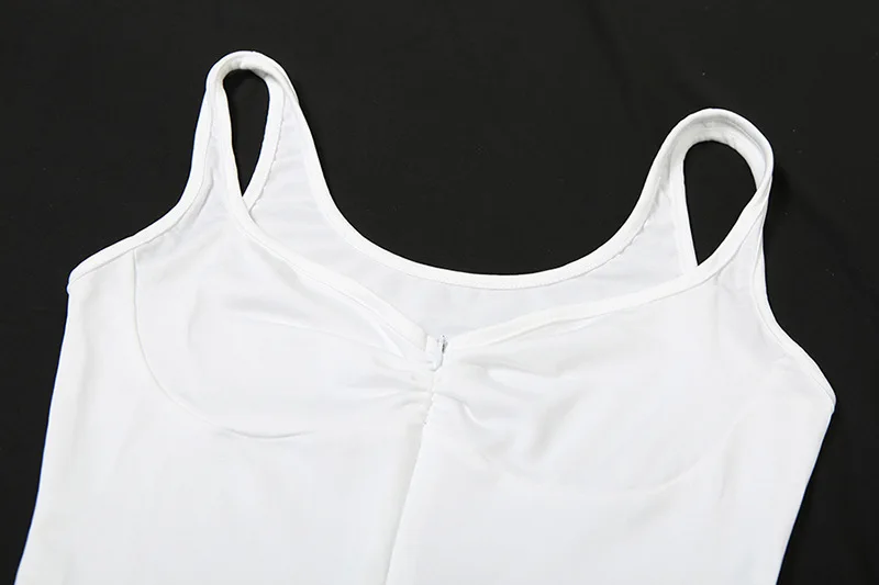 sleeveless V-neck bodysuit in another color