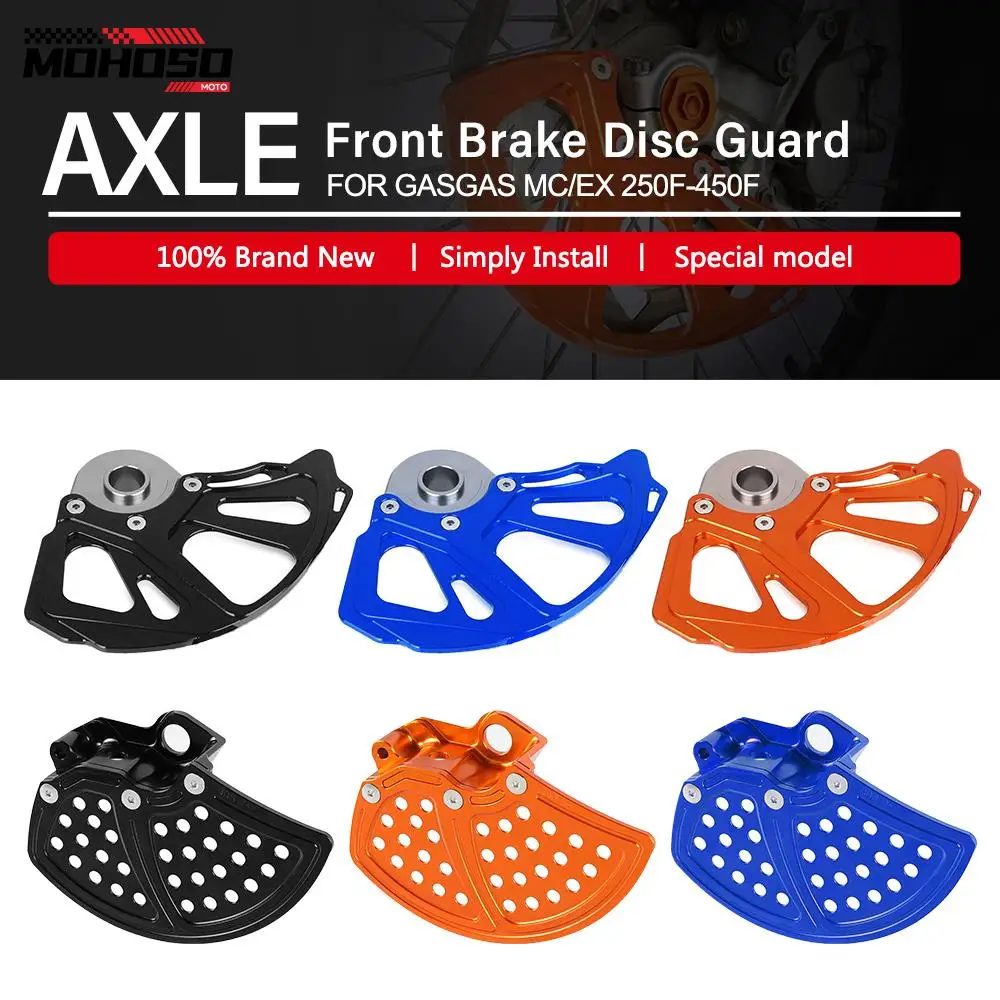 

22mm Axle Front Brake Disc Guard Protector FOR GASGAS 2021-2023 All Models MC125 MC250F MC450F EX300 EX250F EX350F EX450F EC300