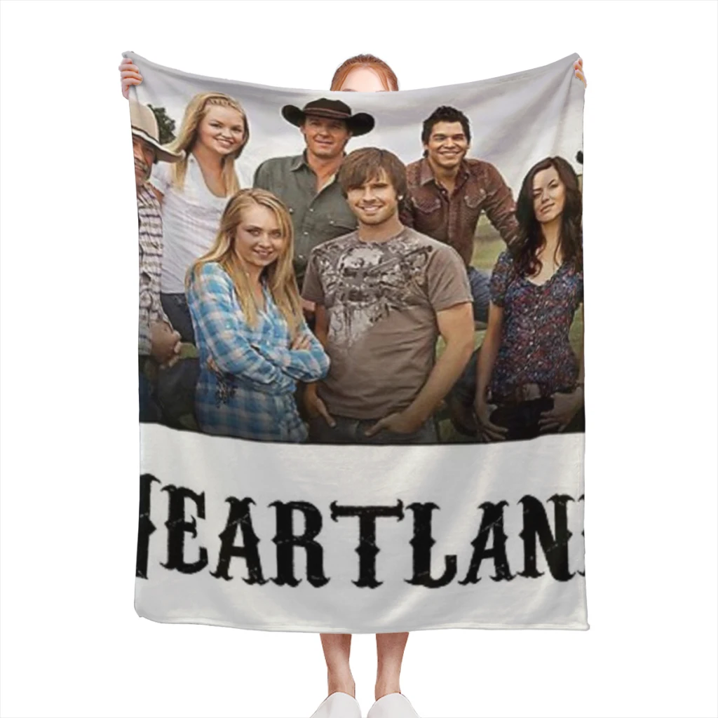 Heartland Comfortable Flanne Blanket Soft comforter sets throw for Couch Warm Flannel Blankets Bedroom Décor