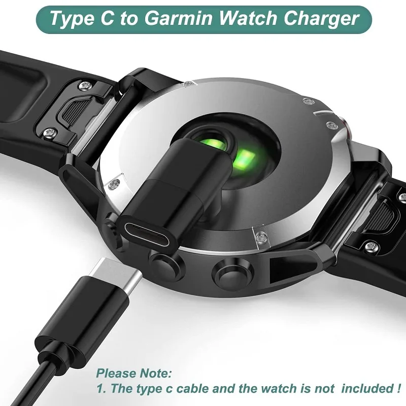 Adaptateur de chargeur de Type C pour Garmin Forerunner 165 965