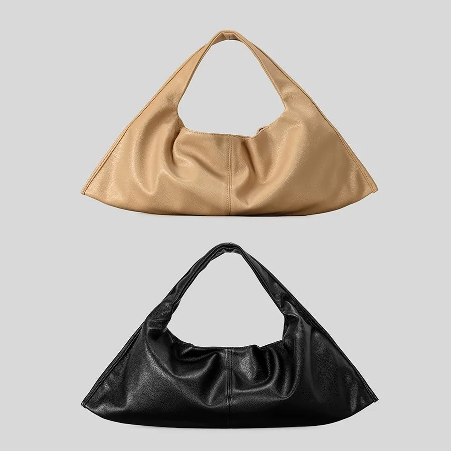New Vintage Tote Large Capacity Simple Women's Shoulder Hobo Bag For Female Commuting Corssbody Bag