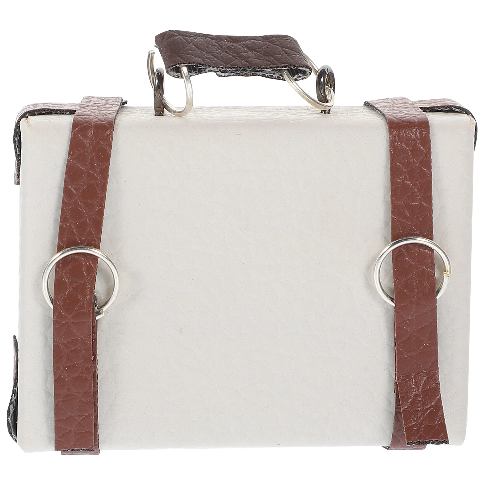 

House Suitcase Model House PU Travel Case Mini House Scene Prop