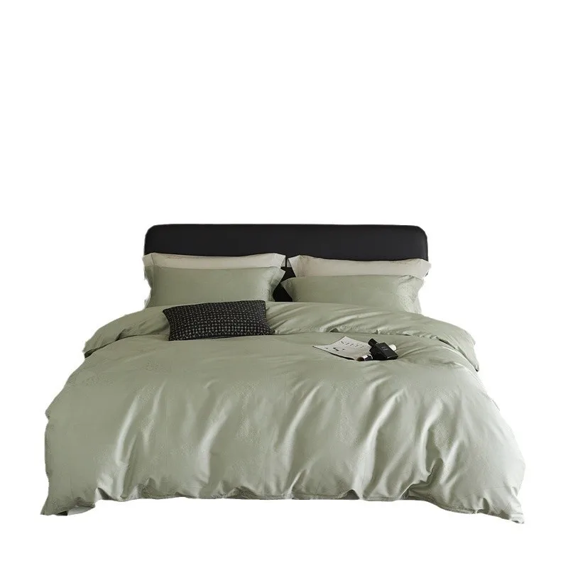 French Satin Jacquard Cotton Bedding 5