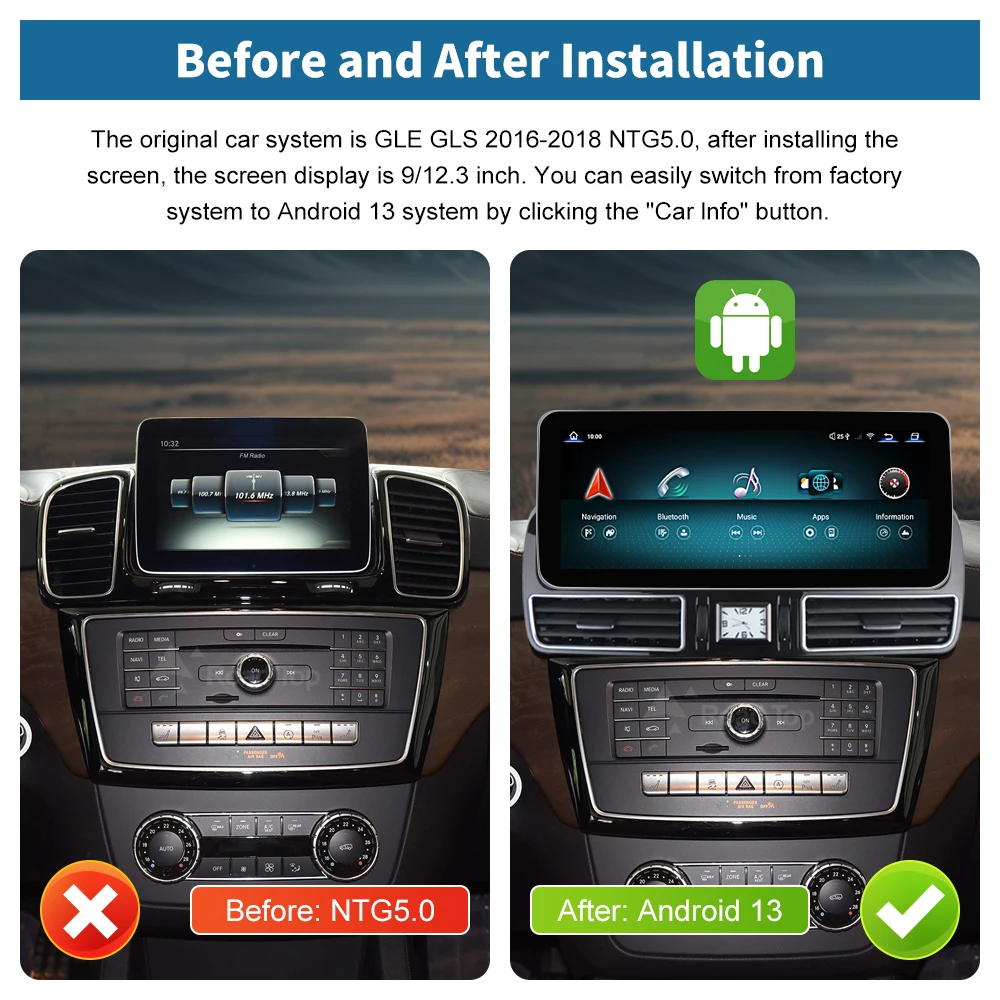 ڵ  Ƽ̵ ÷̾, ޸  GLE GLS NTG5.0   ī÷ ȭ, GPS ׺̼, , , ȵ̵ 13