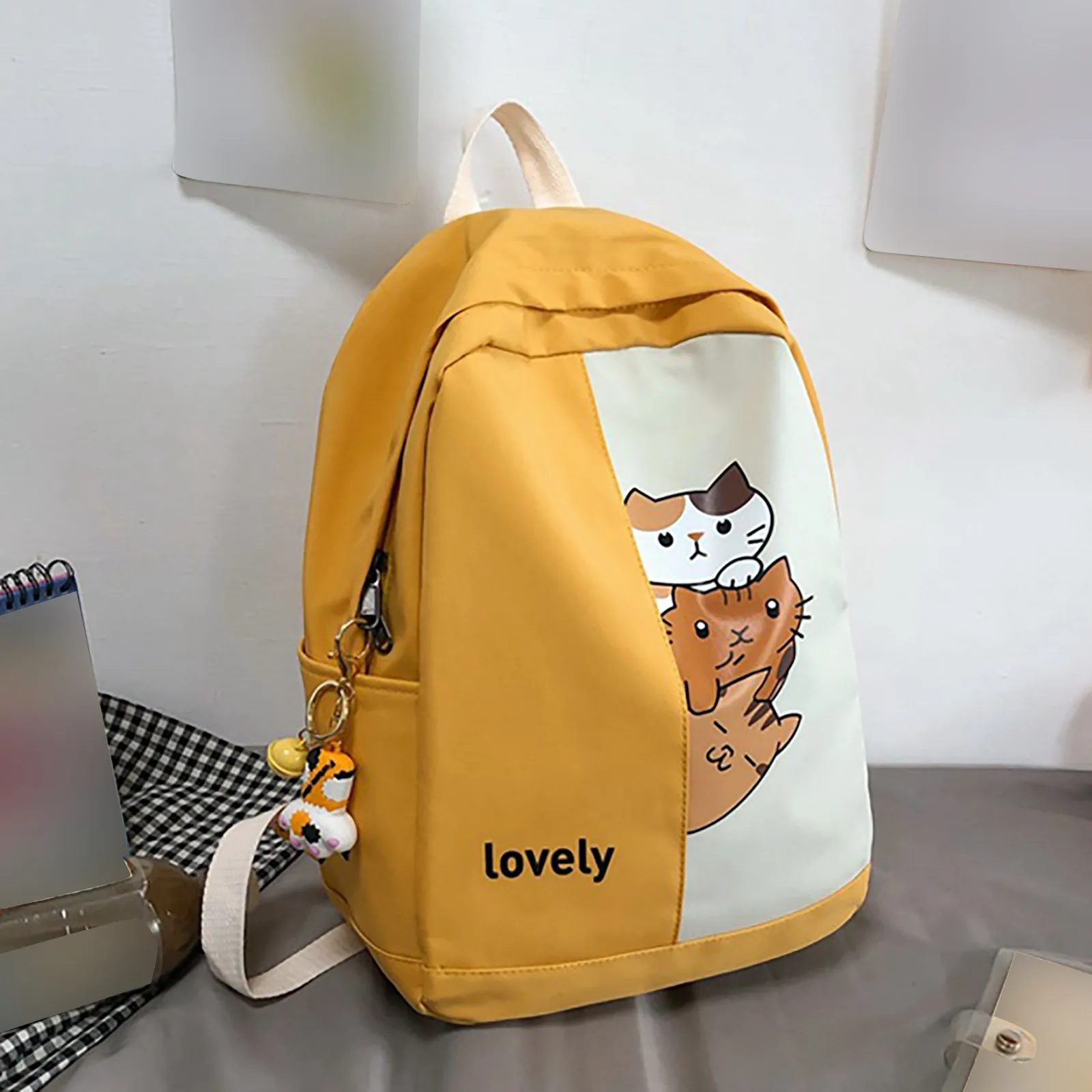 Japanese Style College Backpacks Girls Korean Cartoon Cat Schoolbag Backpack For Primary School Students Constellation Backpacks 6