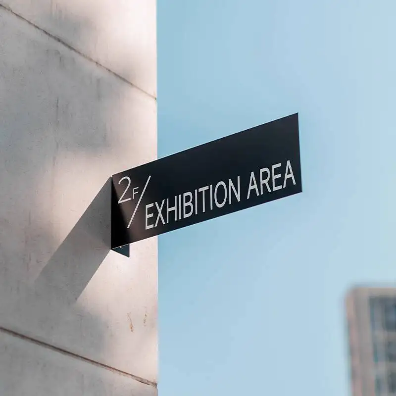 커피숍 측면 걸이 간판 양면 둥근 모서리 스테인리스 스틸 측면 부착 도어 간판 상점 측면 간판