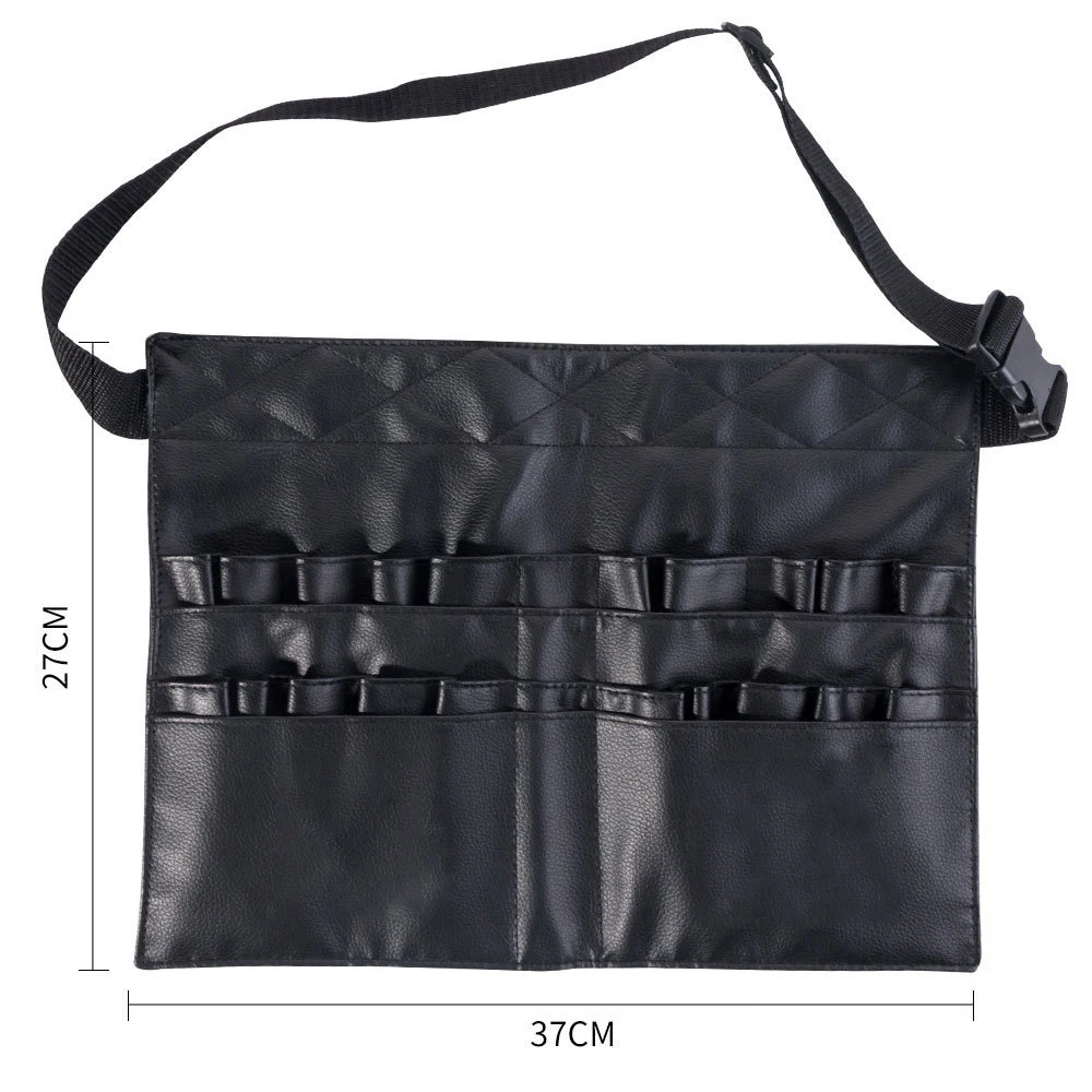 Makeup Organizer 32 Holes Foldable Makeup Brush Bag Women Makeup Brush Tools Bag Organizer Professional Artist Hair Stylist Storage Waist