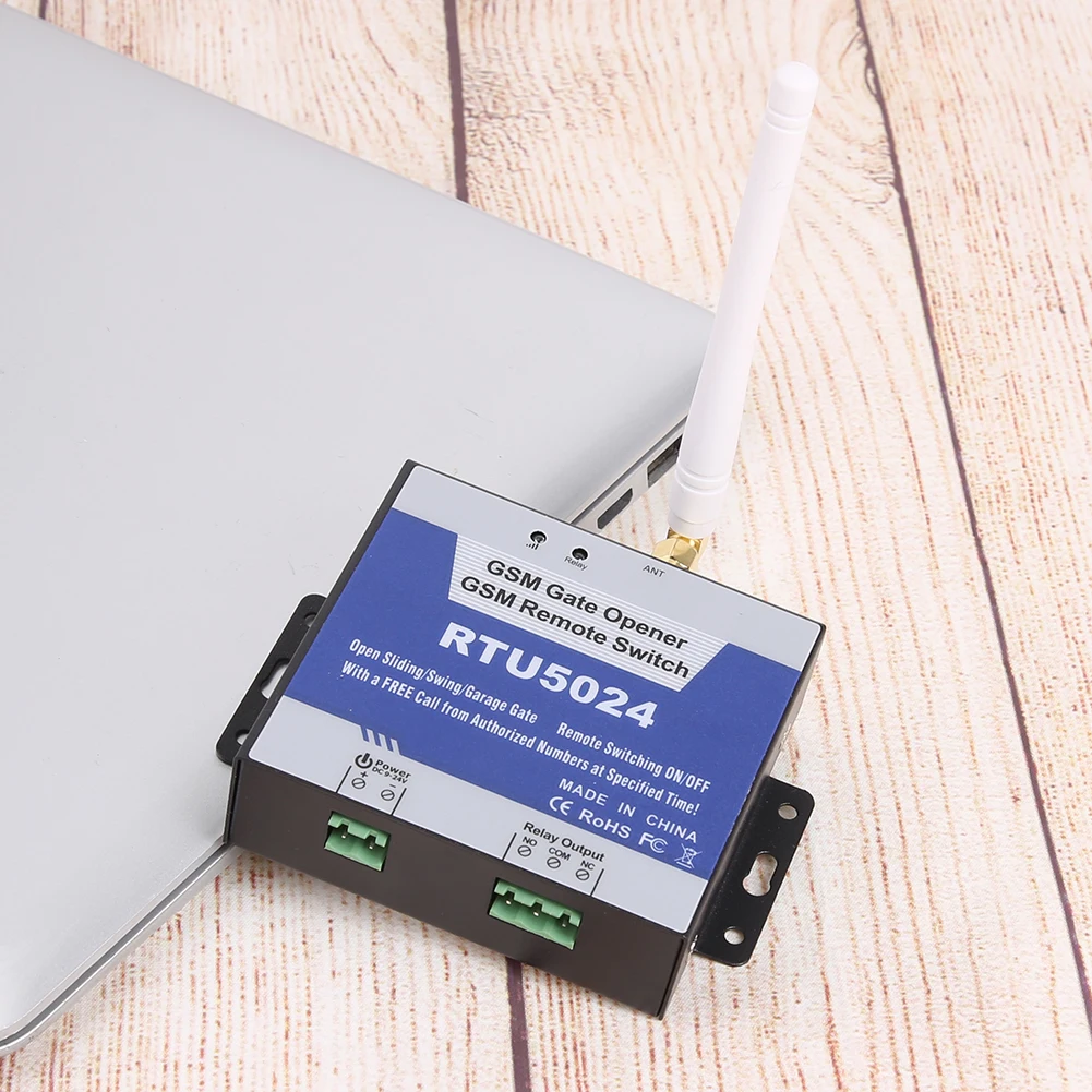 RTU5024 GSM 액세스 제어 키트 원격 무선 도어 액세스 오프너 프로그래밍 가능 4G 무료 통화 미국/EU 플러그 홈 보호