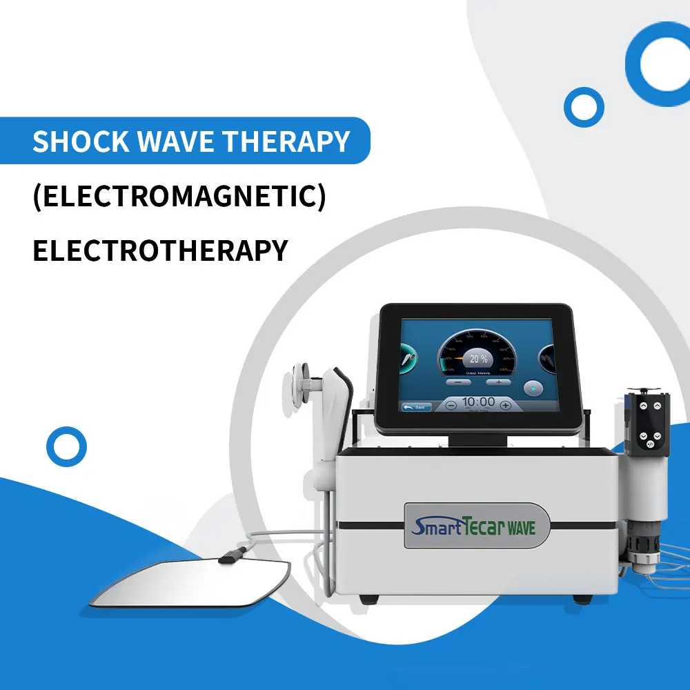 3 In1 Es Shockwave Cet Ret Smart Tecar Therapy Sollievo Dal Dolore Trattamento Con Onde D'Urto Apparecchiature Multifunzione