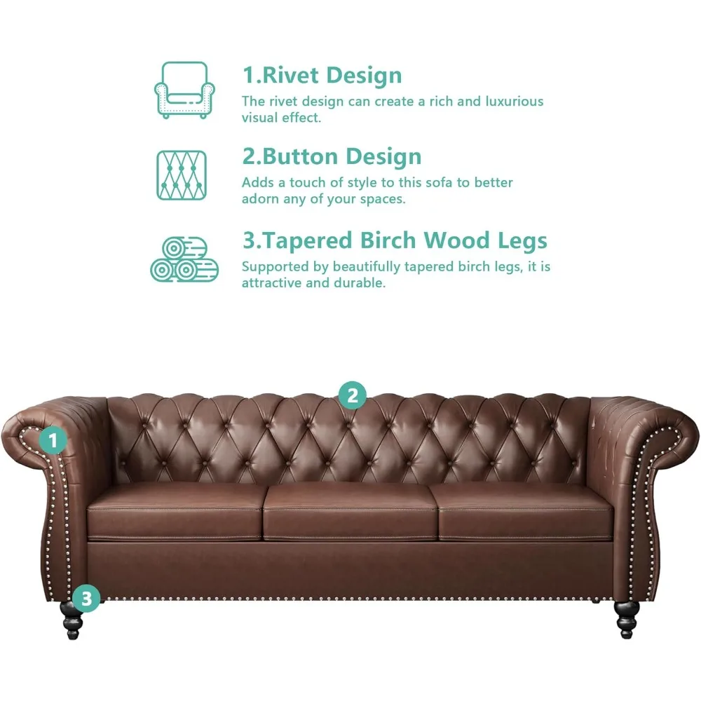 Ljustra Chesterfield Sofa