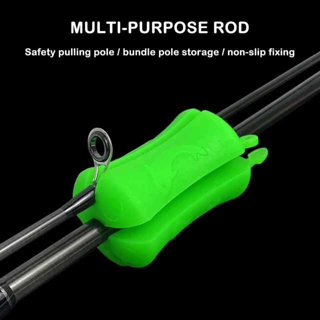 1Pc Portable Fishing Rod Fixed Ball Soft Easy To Clean Reusable Wear  Resistant Durable Fishing Pole Clip For Fishing Boat Tool - AliExpress