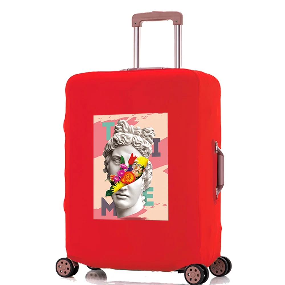 Travel Suitcase Dust Luggage Protective Elastic Luggage Cover for 18-28 Inch Trolley Case Funny Series Travel Accessories
