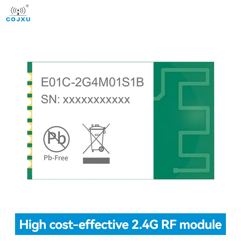 Si24R1 2.4GHz RF Module High Cost Effective PCB Antenna SPI Wireless Module COJXU E01C-2G4M01S1B SMD Communicate Distance 200m