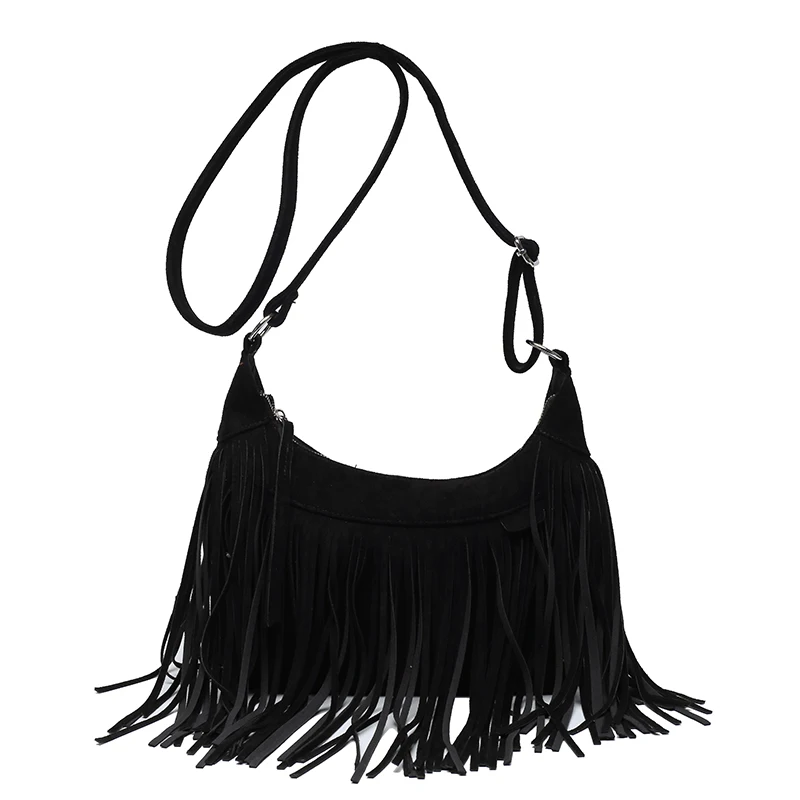 black shoulder bag
