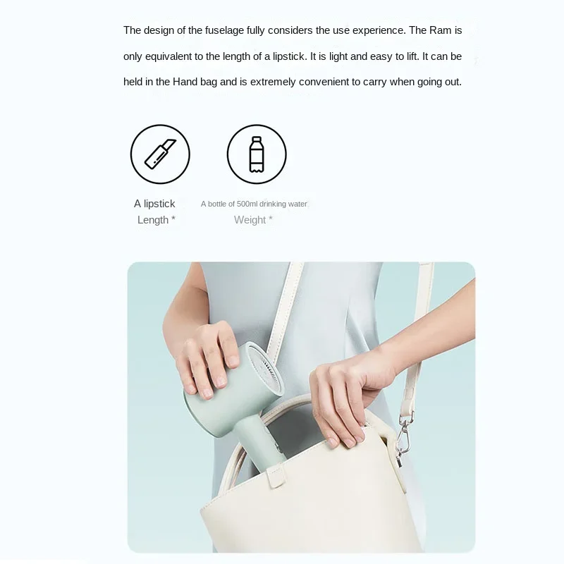Portable Anion Hair Dryer 1800W 25m/s Wind Speed for XIAOMI MIJIA H301