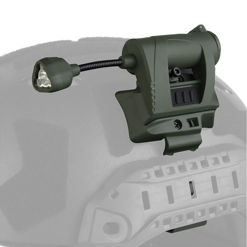 MPLS CHARGE Helmet Light 3 Modes LED Helmet Flashlight Outdoor Night Lighting For Laser Hunting Cycling Fishing Helmet Lamp