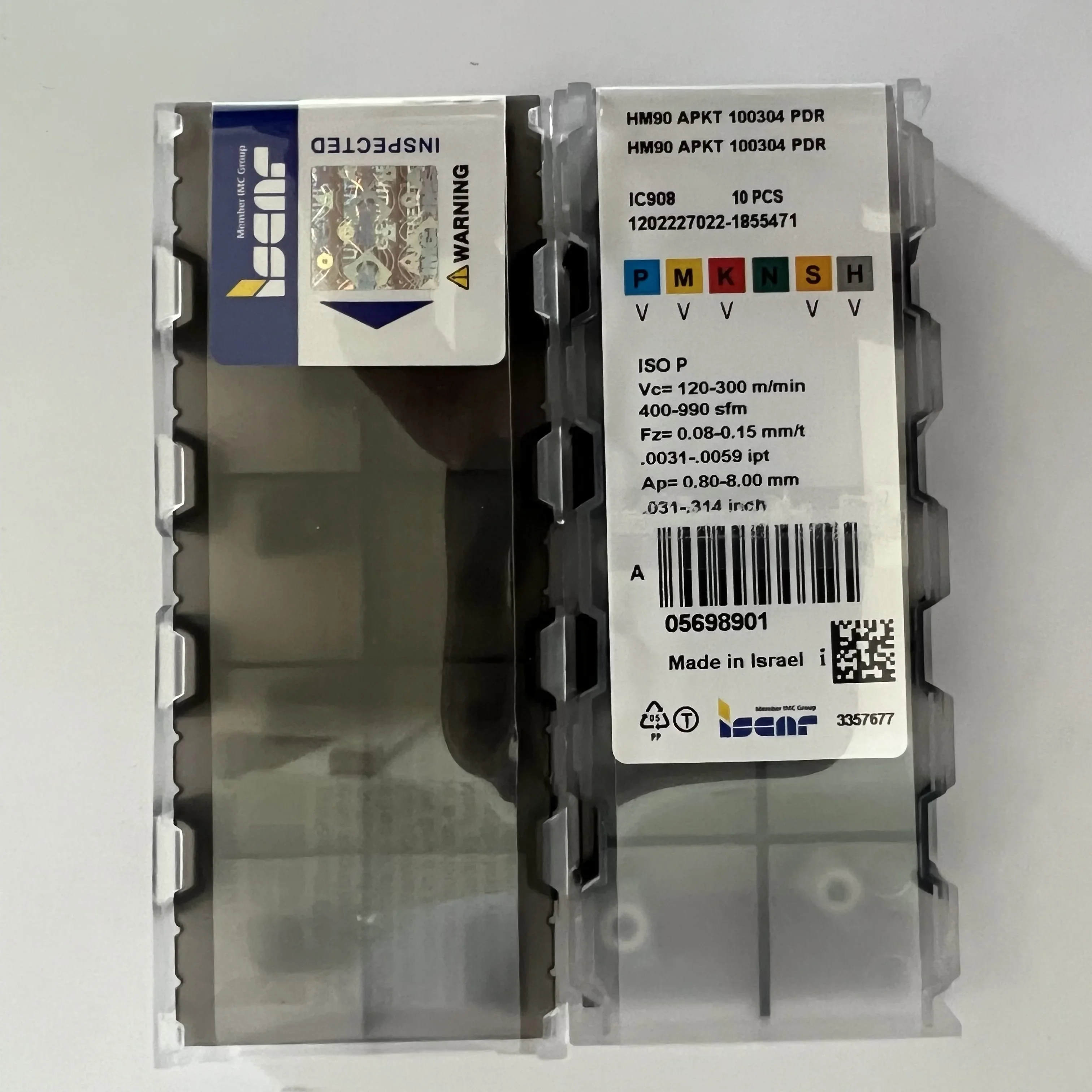 

ISCAR HM90APKT100304PDR IC908 CNC Blade