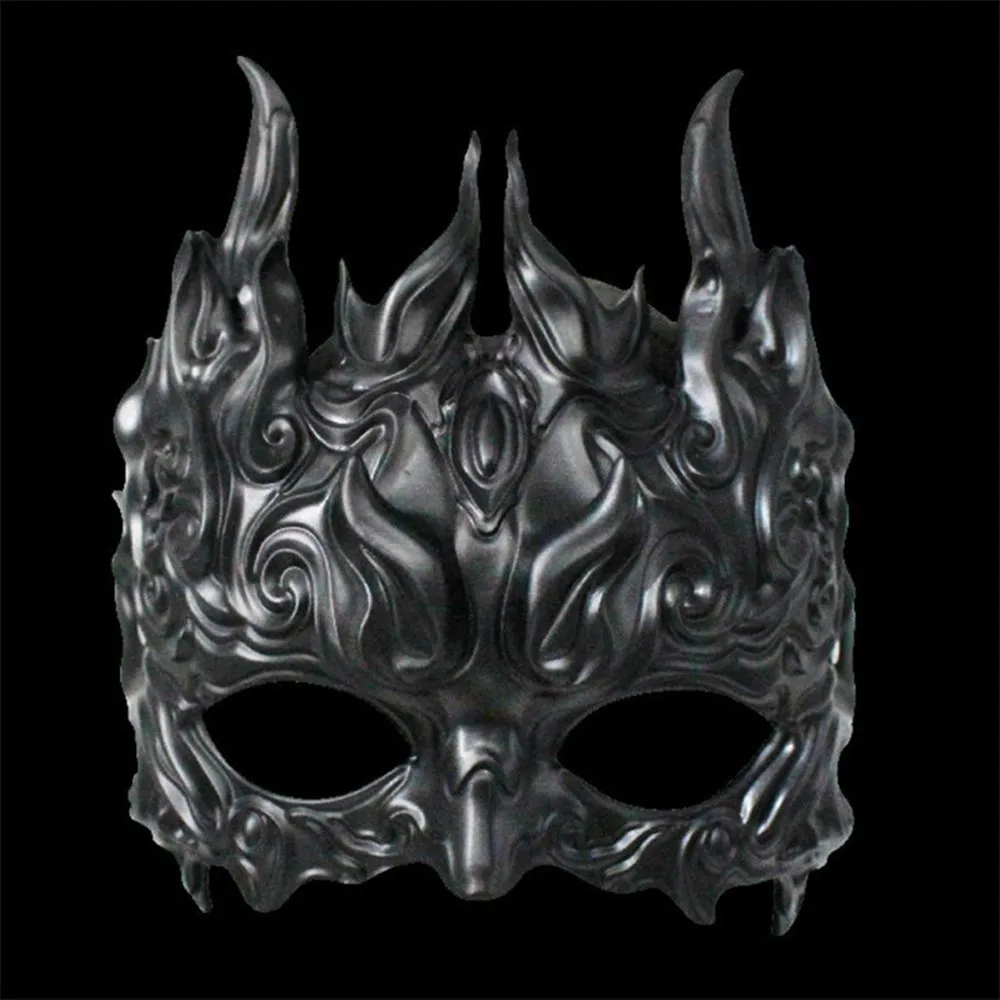 Halloween Halbgesichtsmaske, Partyspiel-Themenkostüm, Cosplay-Zubehör – Detail 5