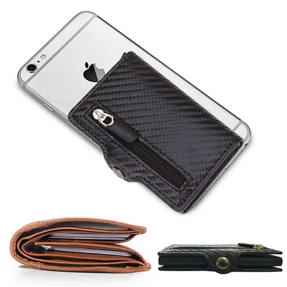 Carbon Fiber Rfid Blocking Protection Men Id Credit Card Holder Wallet Leather Metal Business Bank CreditCard Cardholder Case Leather Wallet Wallet Card Holder Card Holder Credit Card Holder Credit Card Wallet Card Wallet Id Card Holder Id Card Case Wallet Card Bag Business Card Holder
