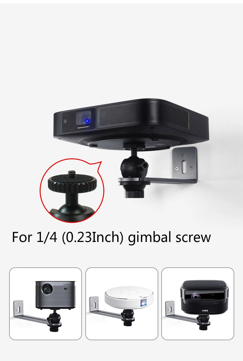 Projector Mount Bracket Universal  Projector Stand Ceiling Mount Wall Holder Hanging Bracket Holder Stand