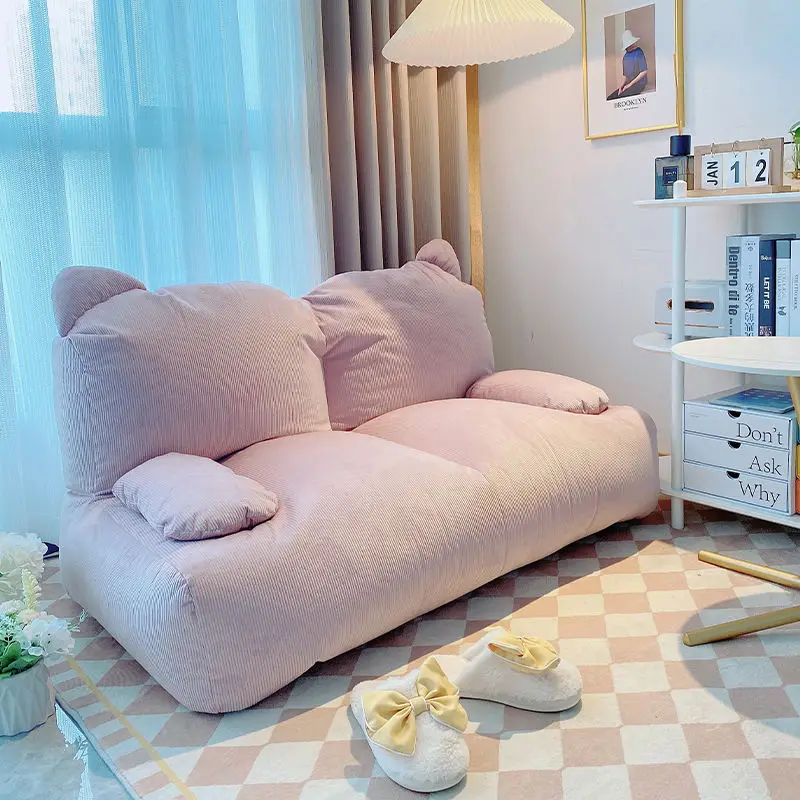 

INS Giant Bean Bag Sofa Chair Chenille Cotton Lounge Couch Recliner Floor Seat Bedroom Tatami Balcony Comfy Lazy Sofa
