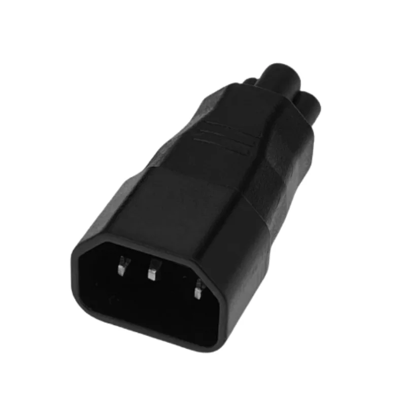 1pcs Plug Convertor C5 To C14 IEC320 Female Power Industrial Plug Adapter plug adapter power plug connector iec inlet