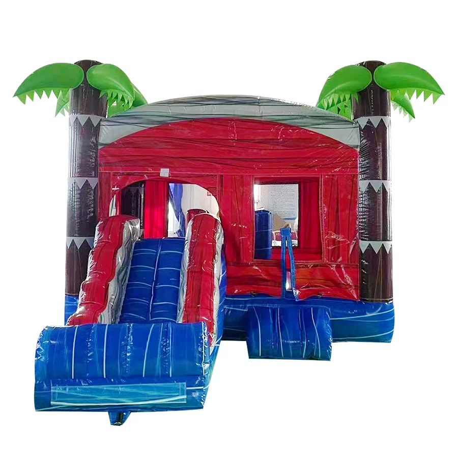 

Moonwalk Bounce House Obstacle Course Combo Jump House Inflatable Bouncer With Slide For Kids Outdoor For Rental