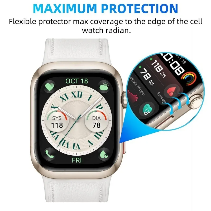 Clear HD Full Coverage TPU Soft Protection Screen Film - Anti-Scratch, Flexible Shield